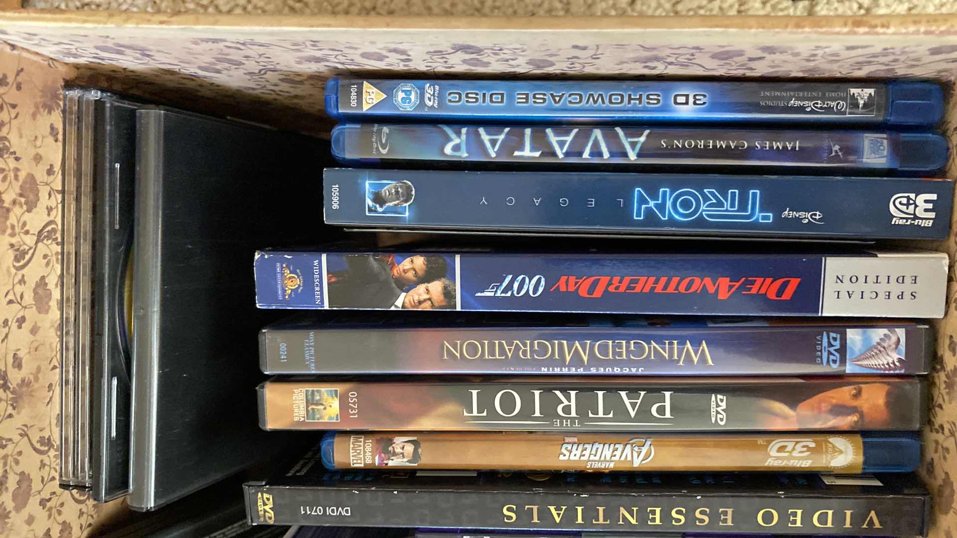 Photo 1 of 2 BOXES CDS AND DVDS HARRY POTTER AND MORE