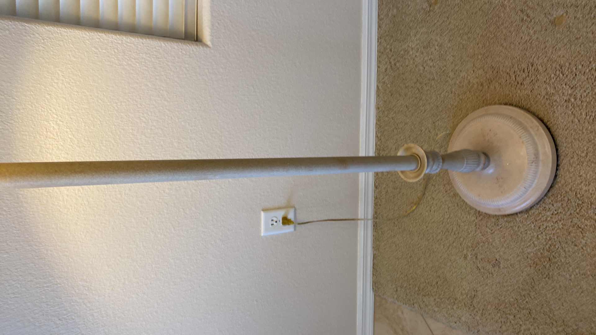 Photo 1 of ALMOND COLORED FLOOR LAMP H62”