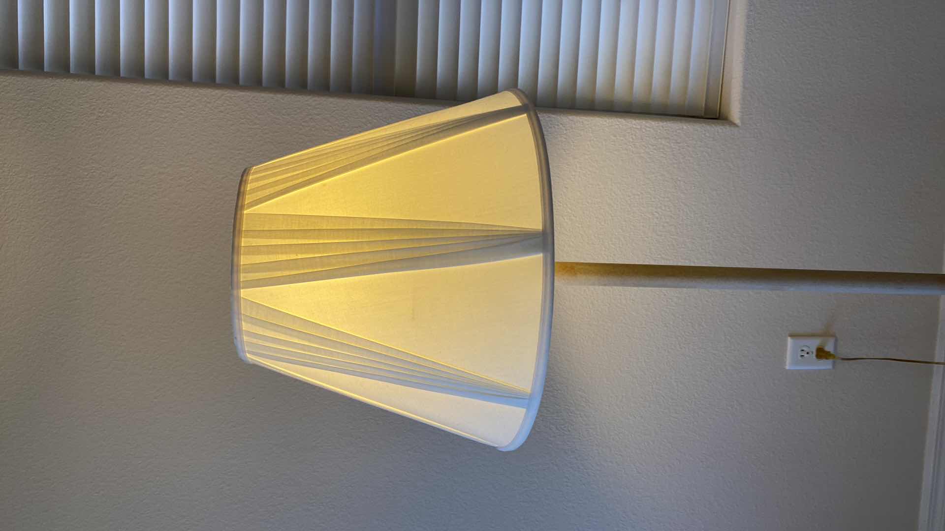 Photo 1 of ALMOND COLORED FLOOR LAMP H62”