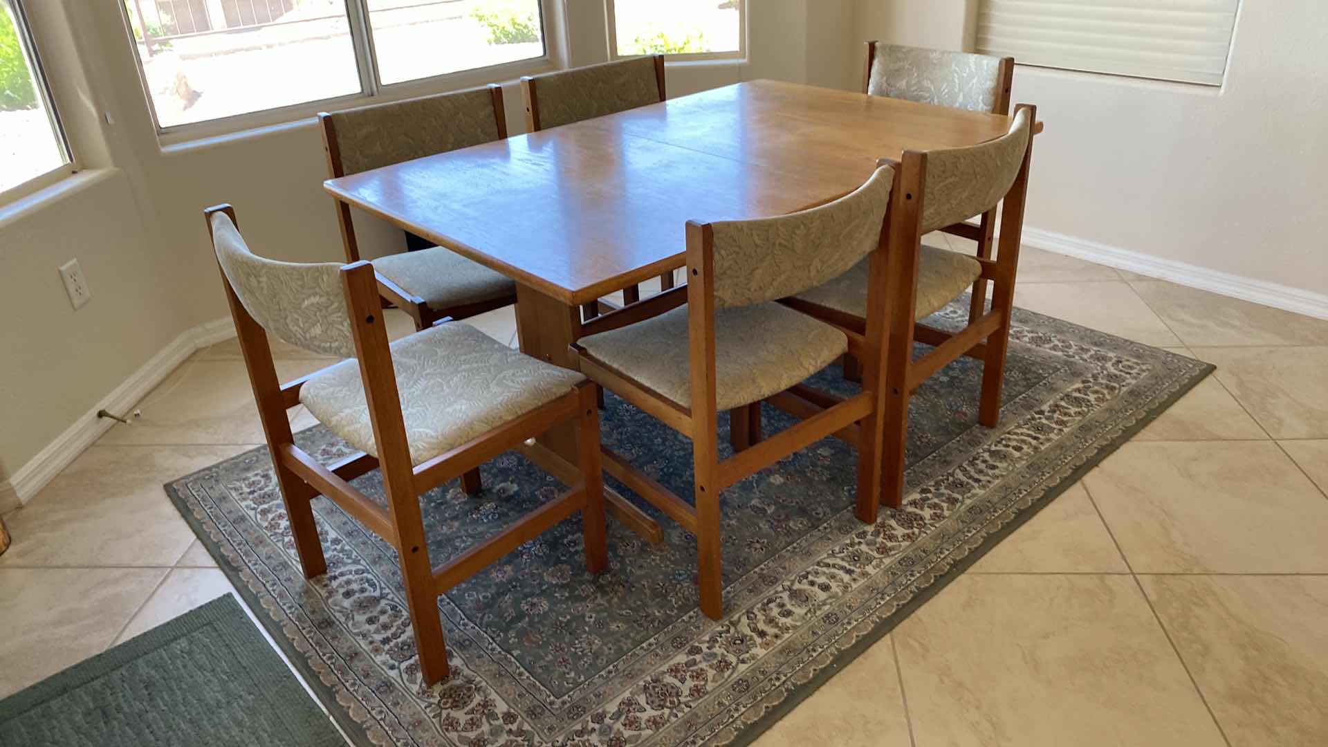 Photo 1 of 7 PIECE INFORMAL DINING SET 57“ x 37“ x 29“ high