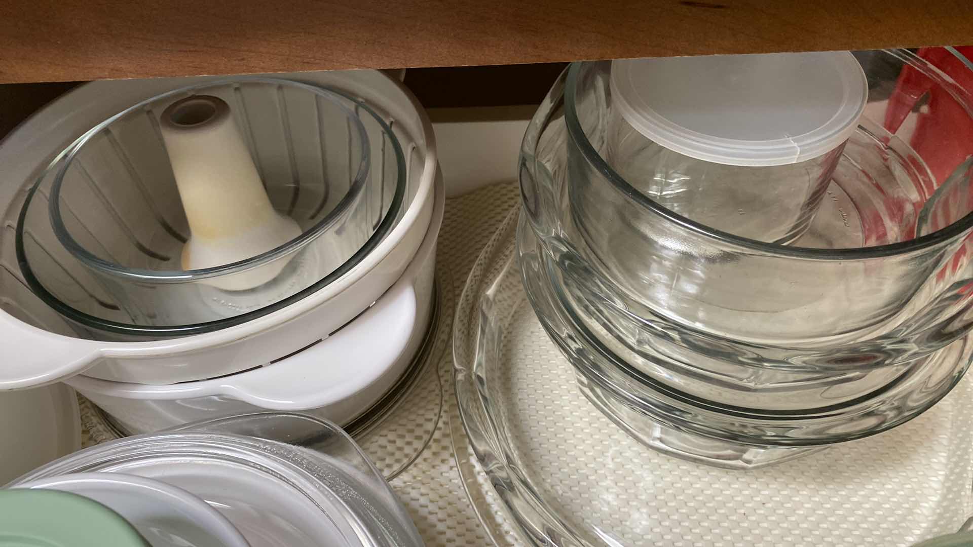 Photo 1 of CONTENTS OF CABINET 1 SHELF CORNINGWARE AND MORE