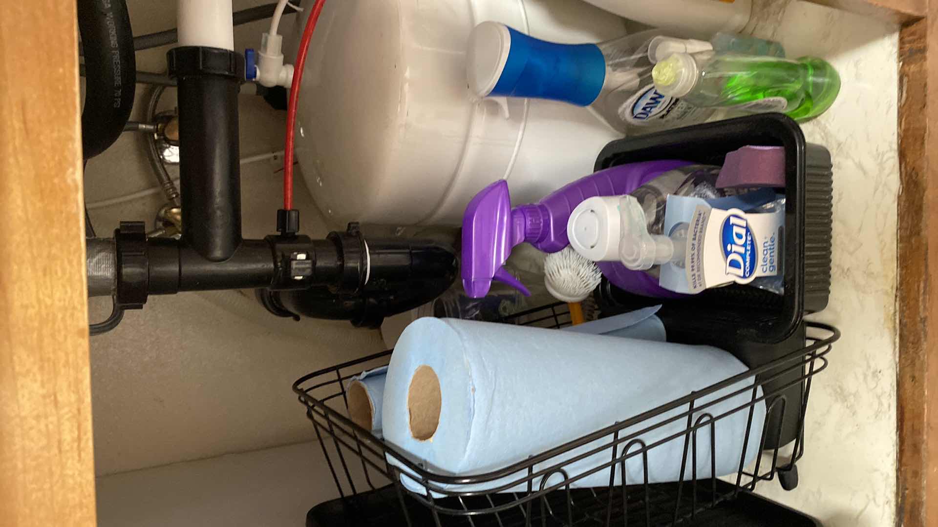 Photo 1 of CONTENTS OF CABINET CLEANING SUPPLIES