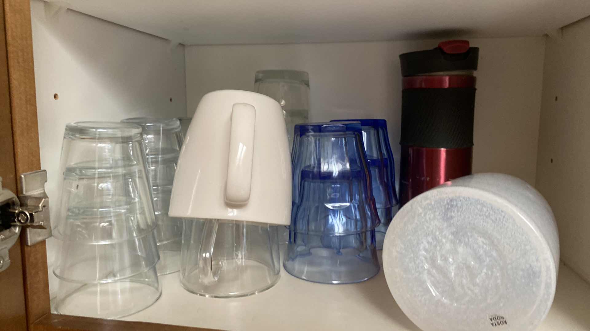 Photo 1 of CONTENTS OF CABINET CUPS GLASSES COFFEE CARAFE AND MORE