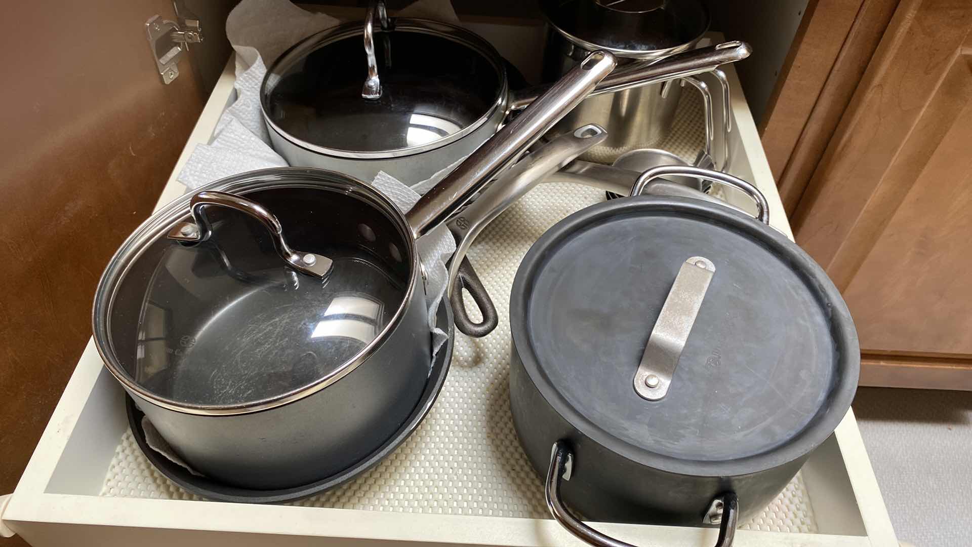 Photo 1 of CONTENTS KITCHEN CABINET CAPHALON PANS AND MORE