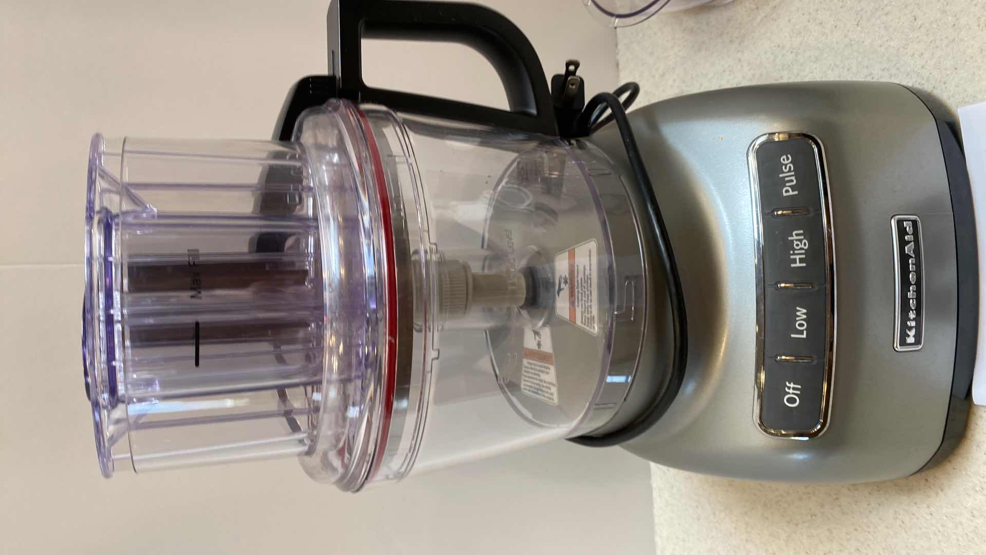 Photo 1 of KITCHEN AID FOOD PROCESSOR