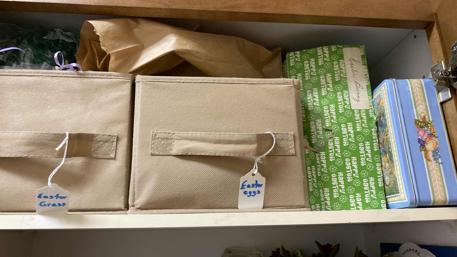 Photo 1 of CONTENTS OF CABINET LAUNDRY ROOM HOLIDAY DECOR TAPE BULBS AND MORE