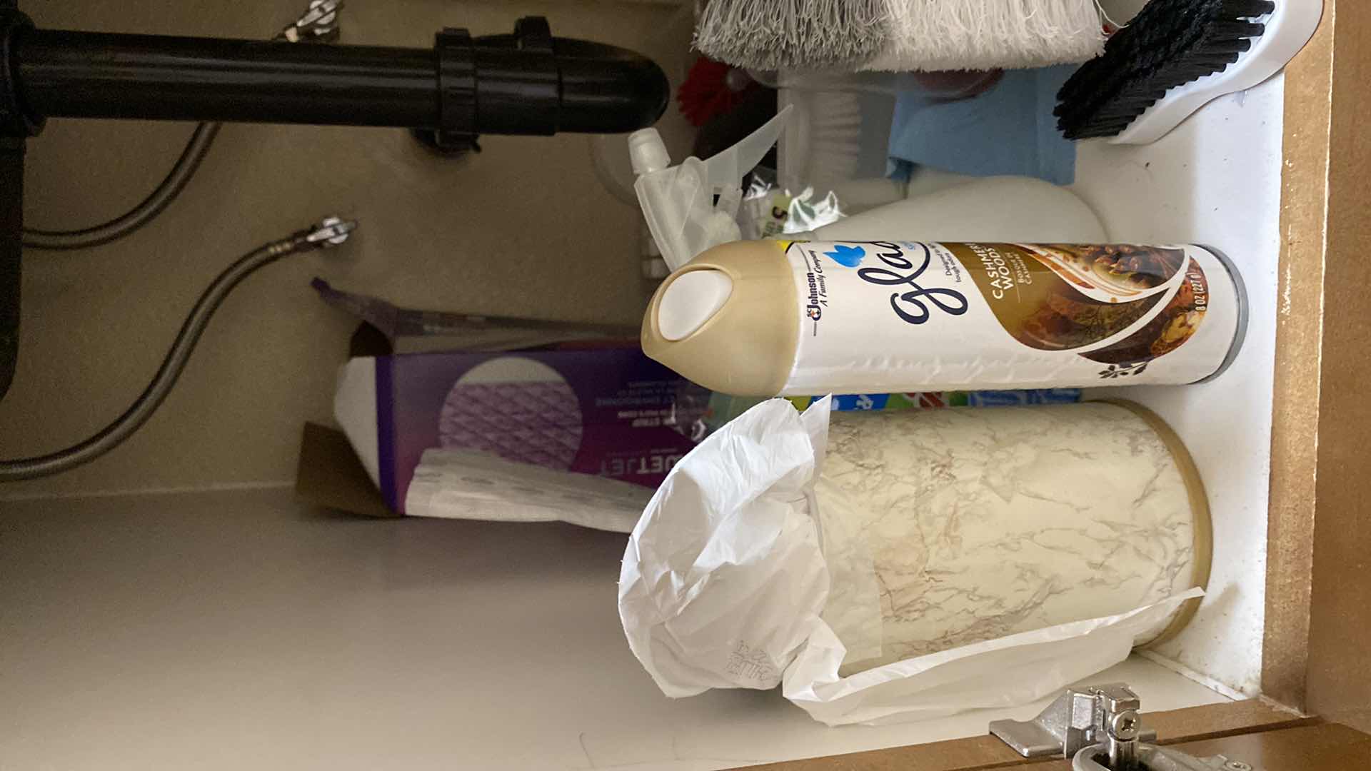 Photo 1 of CONTENTS OF CABINET LAUNDRY ROOM ASSORTED HOUSEHOLD ITEMS