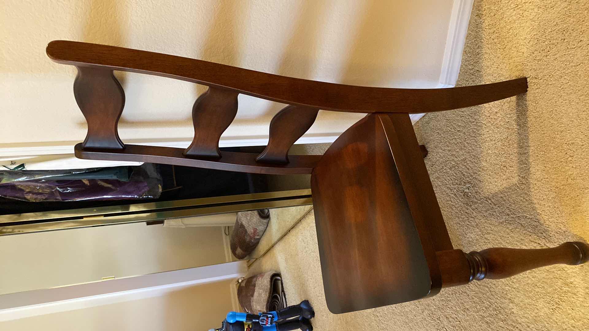 Photo 1 of DARK WOOD DINING CHAIR