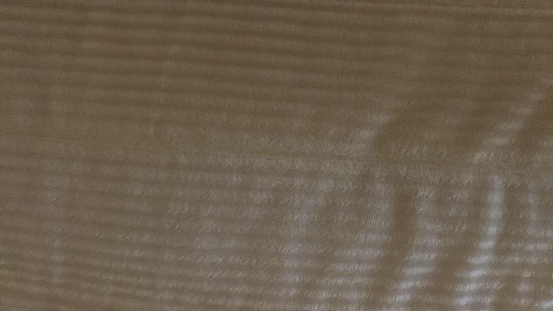 Photo 1 of Neutral, cream and beige, striped bedspread, estimated size queen