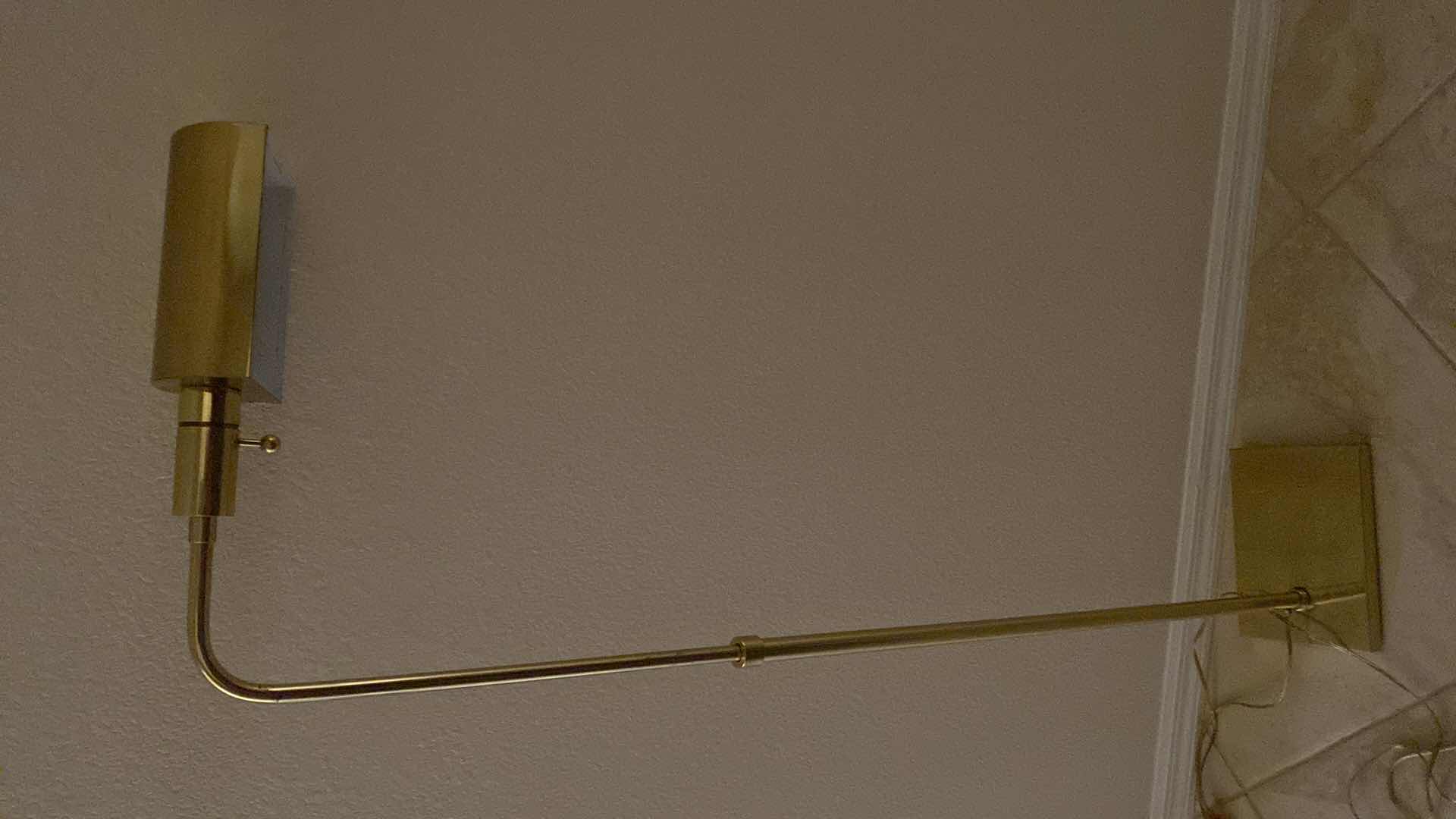 Photo 1 of Aluminum adjustable floor lamp H 48”