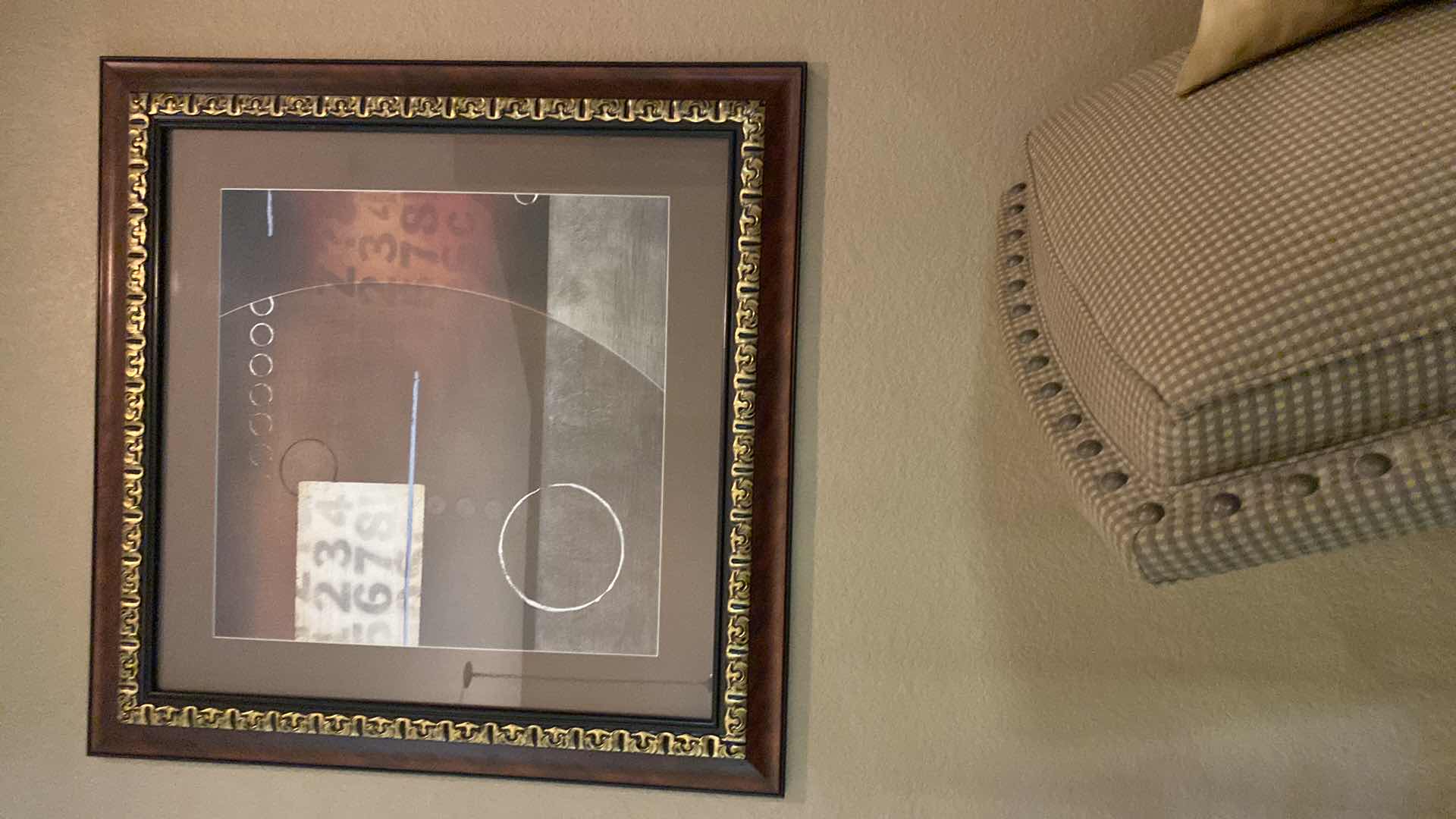 Photo 1 of FRAMED GEOMETRICAL ARTWORK 36“ x 36“