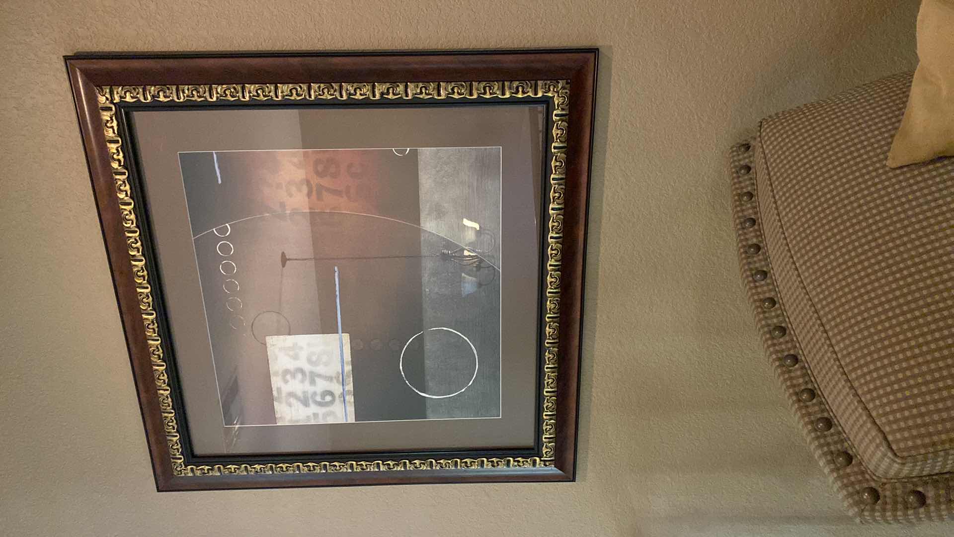 Photo 1 of FRAMED GEOMETRICAL ARTWORK 36“ x 36“