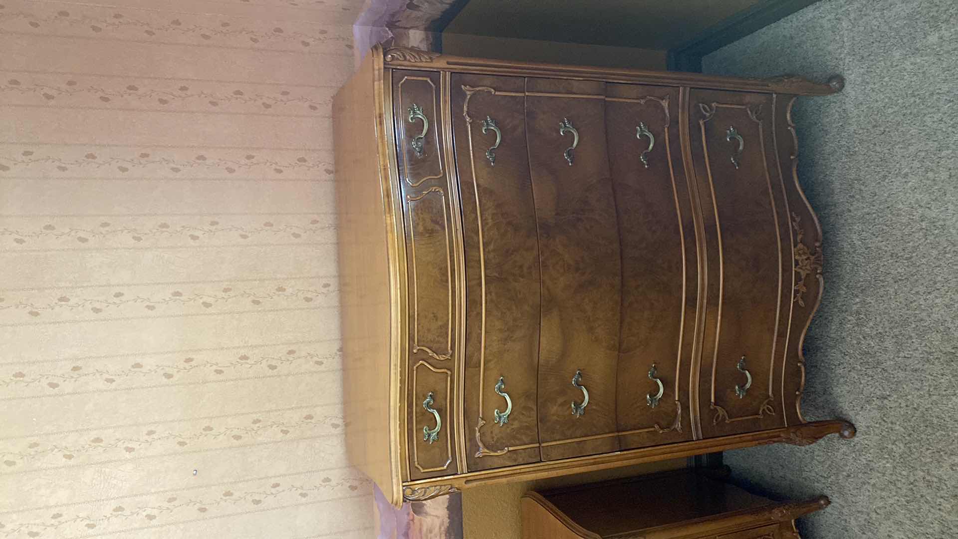 Photo 1 of ANTIQUE HIGHBOY WITH ACANTHUS LEAF TRIM DOVETAIL CONSTRUCTION 38 1/2“ x 22 1/2“  H 50“.