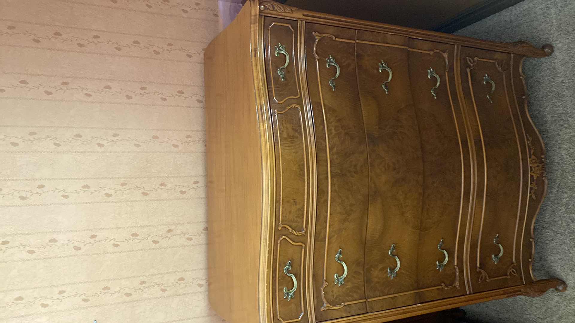 Photo 1 of ANTIQUE HIGHBOY WITH ACANTHUS LEAF TRIM DOVETAIL CONSTRUCTION 38 1/2“ x 22 1/2“  H 50“.