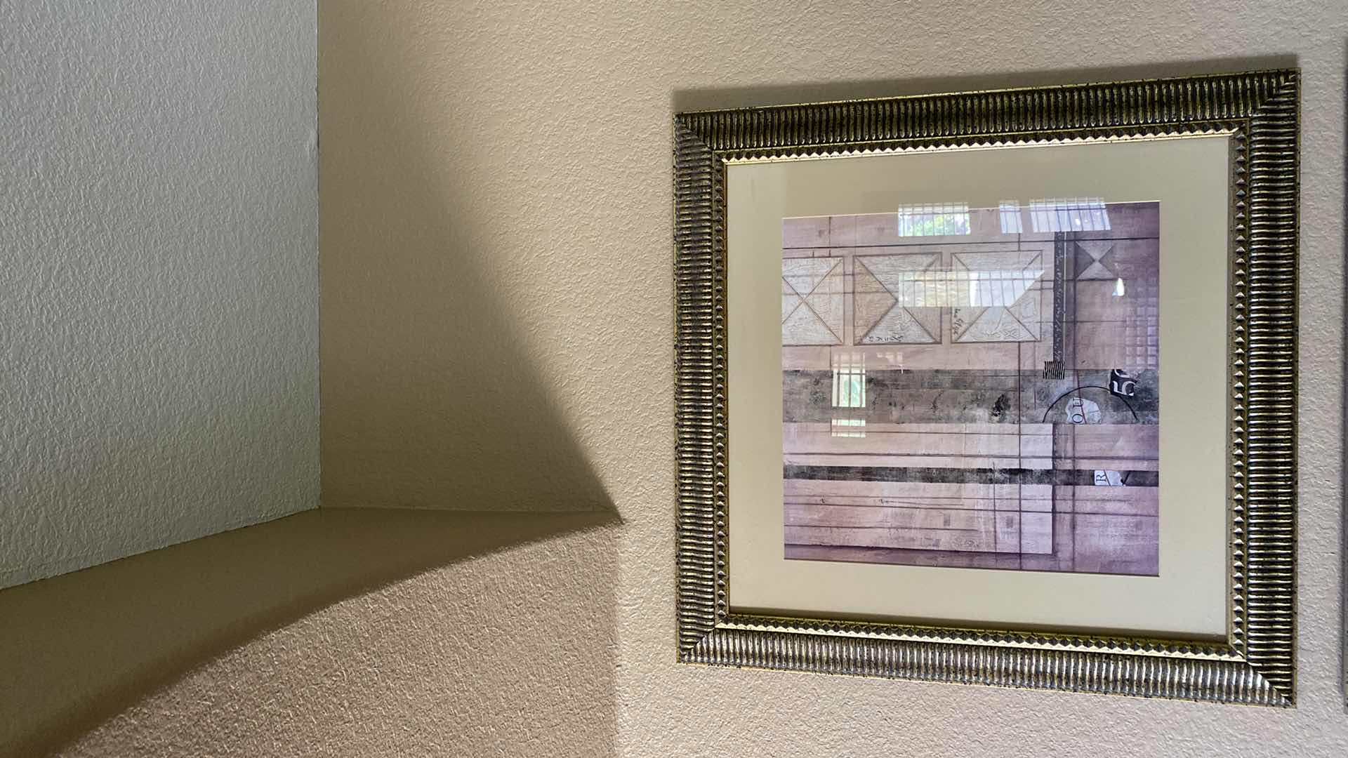 Photo 1 of FRAMED GEOMETRICAL ARTWORK 29” x 29”