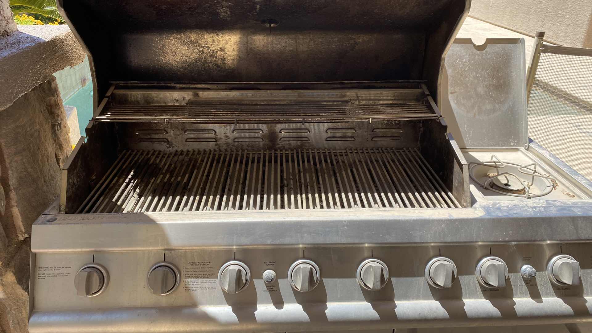 Photo 1 of KENMORE ELITE GRILL WITH SIDE BURNER AND STORAGE 56“ x 25“ H 51“