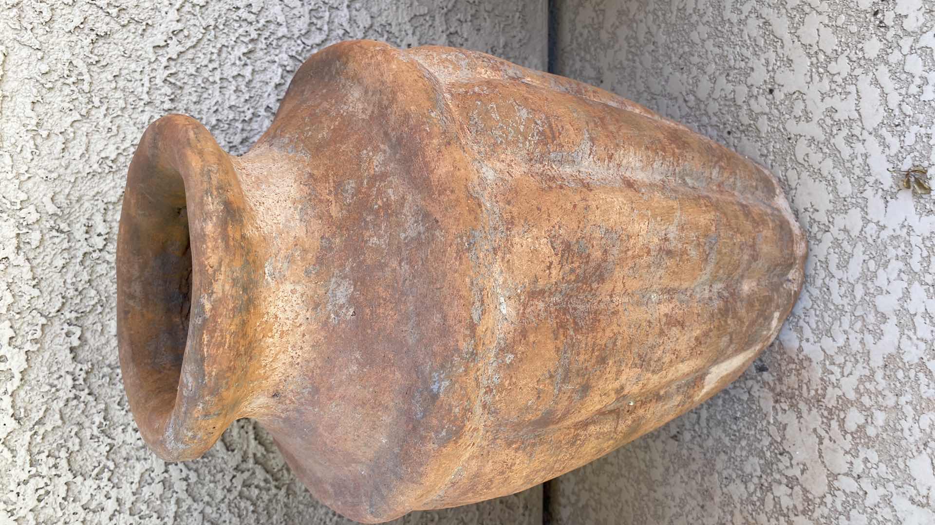 Photo 1 of HEAVY CLAY POT 11” x 21”