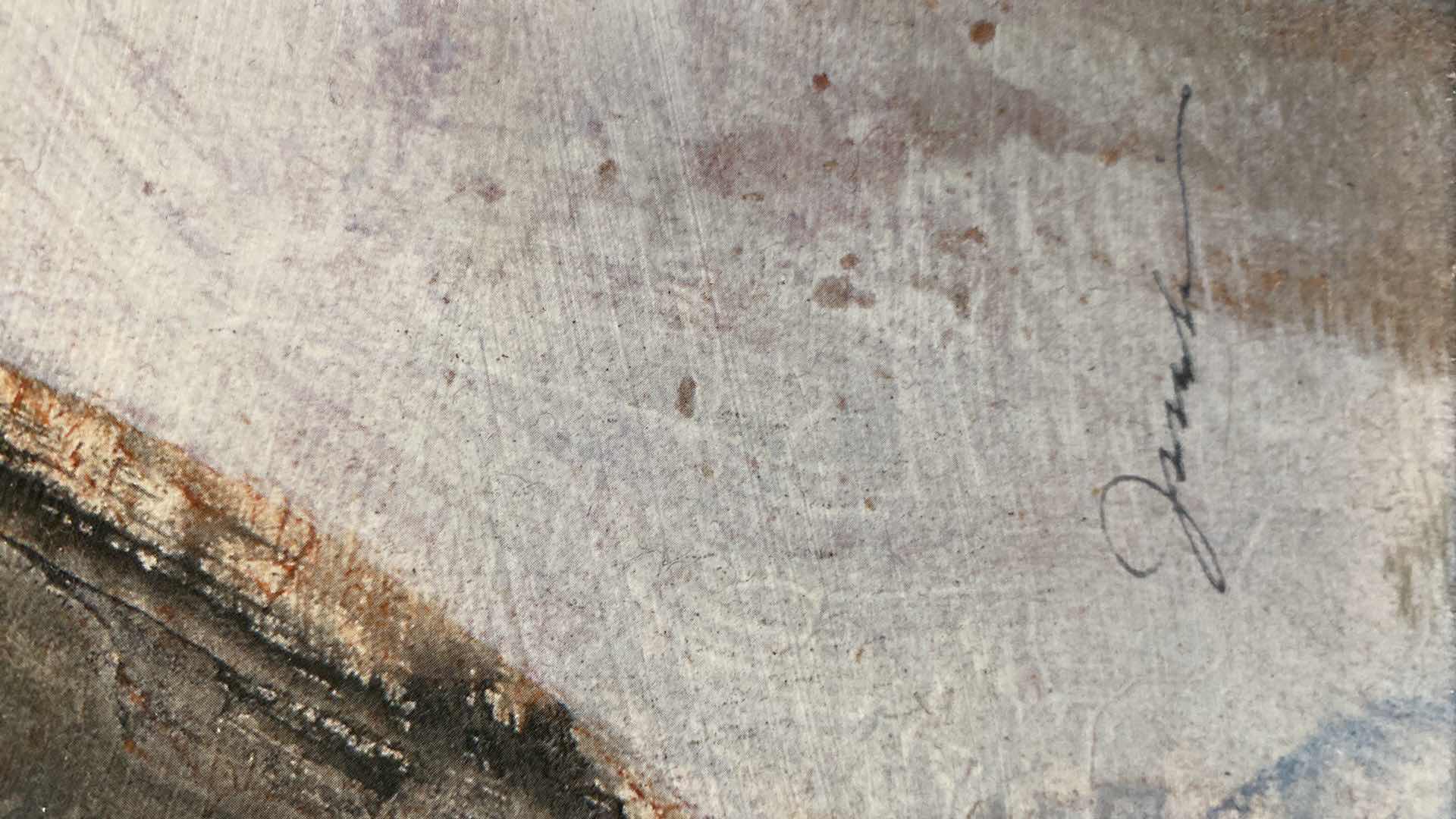 Photo 1 of BLACK FRAMED SIGNED NUDE ARTWORK 28” x 40”