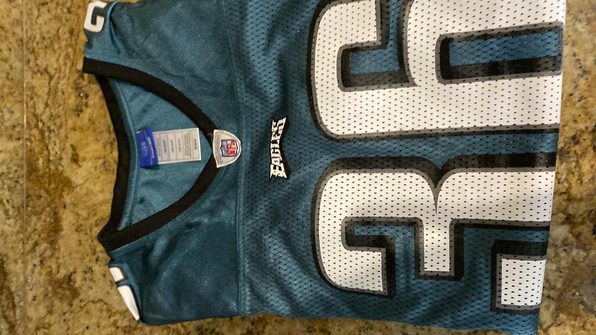 Photo 5 of 2-NFL MENS SIZE MEDIUM BRONCOS AND EAGLES JERSEYS