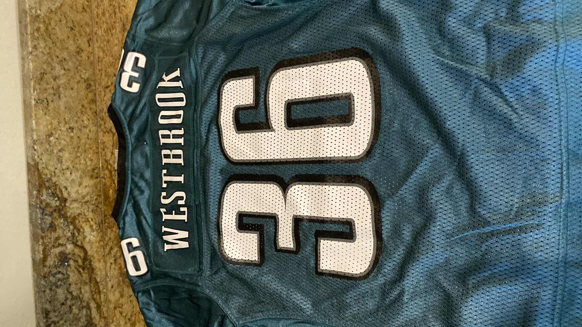 Photo 7 of 2-NFL MENS SIZE MEDIUM BRONCOS AND EAGLES JERSEYS