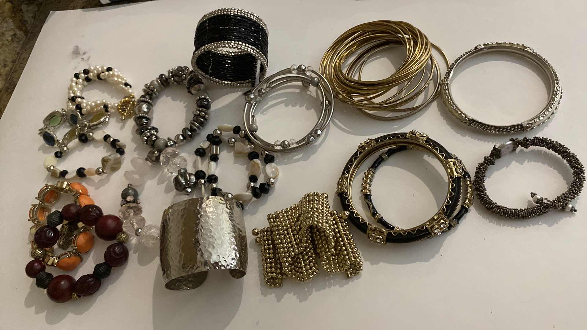 Photo 1 of ASSORTED COSTUME JEWELRY BRACELETS