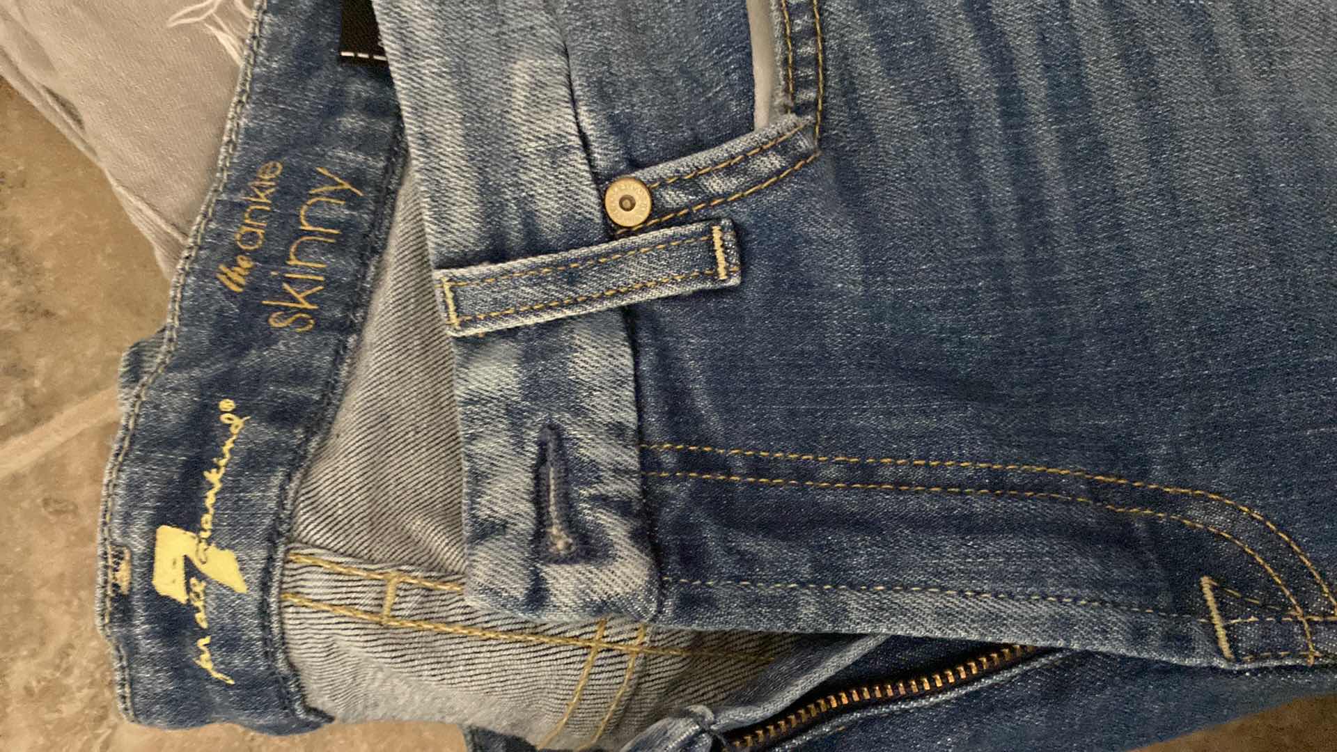 Photo 1 of 8-WOMENS SIZE 27 JEANS PAIGE, 7 FOR ALL MANKIND AND MORE