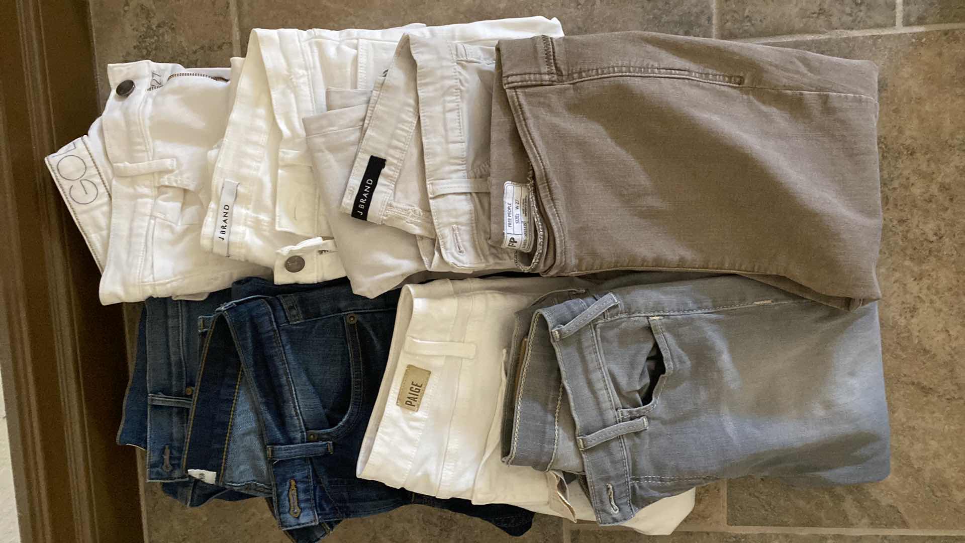 Photo 1 of 8-WOMENS SIZE 27 JEANS PAIGE FREE PEOPLE TRUE RELIGION AND MORE