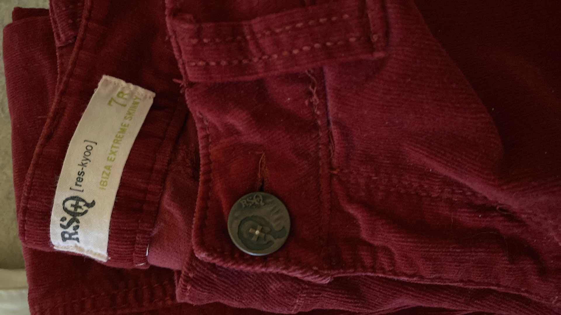 Photo 1 of 5-WOMENS SIZE 7 and 6 JEANS