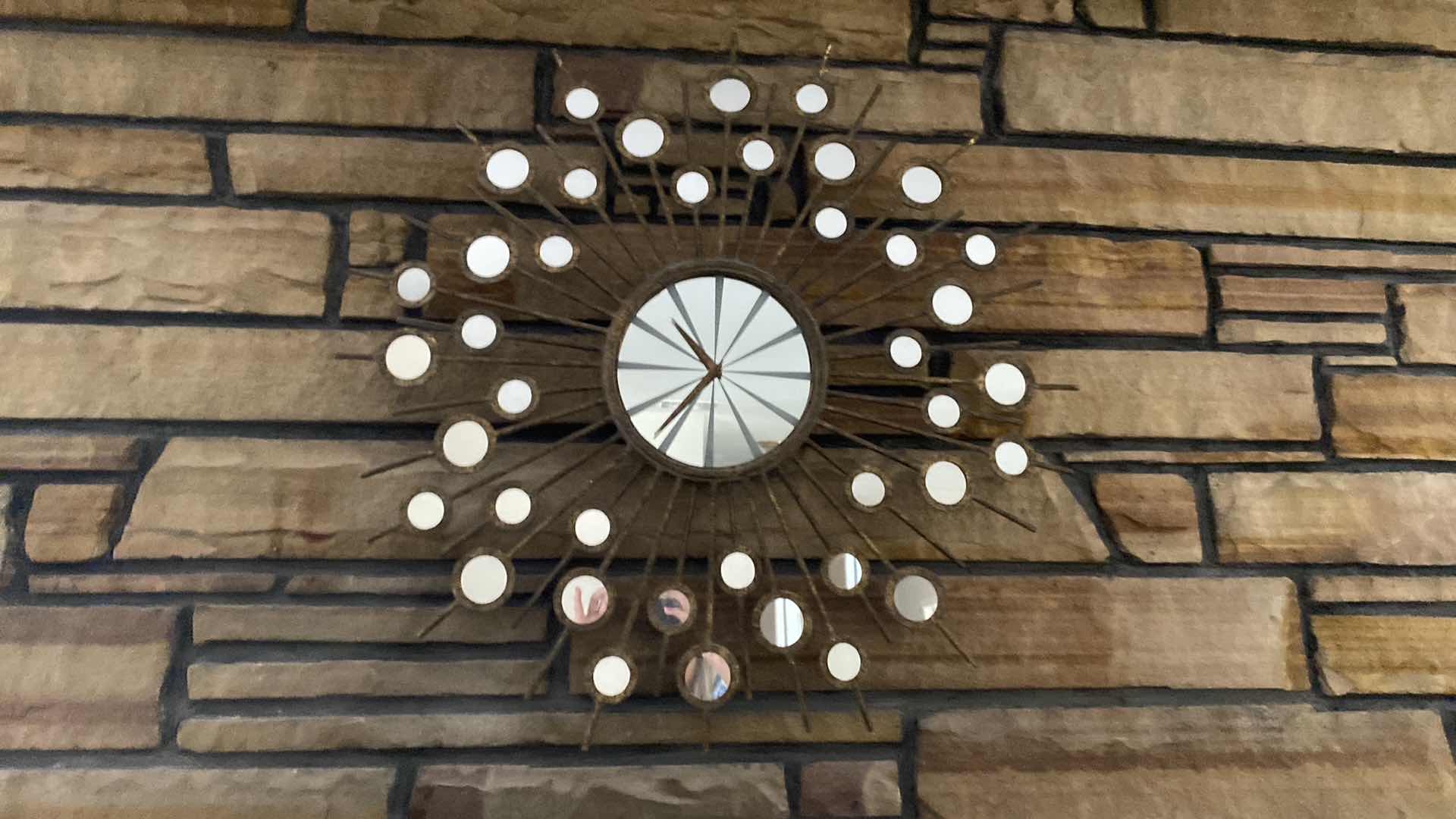 Photo 1 of MID CENTURY MODERN CLOCK 30”