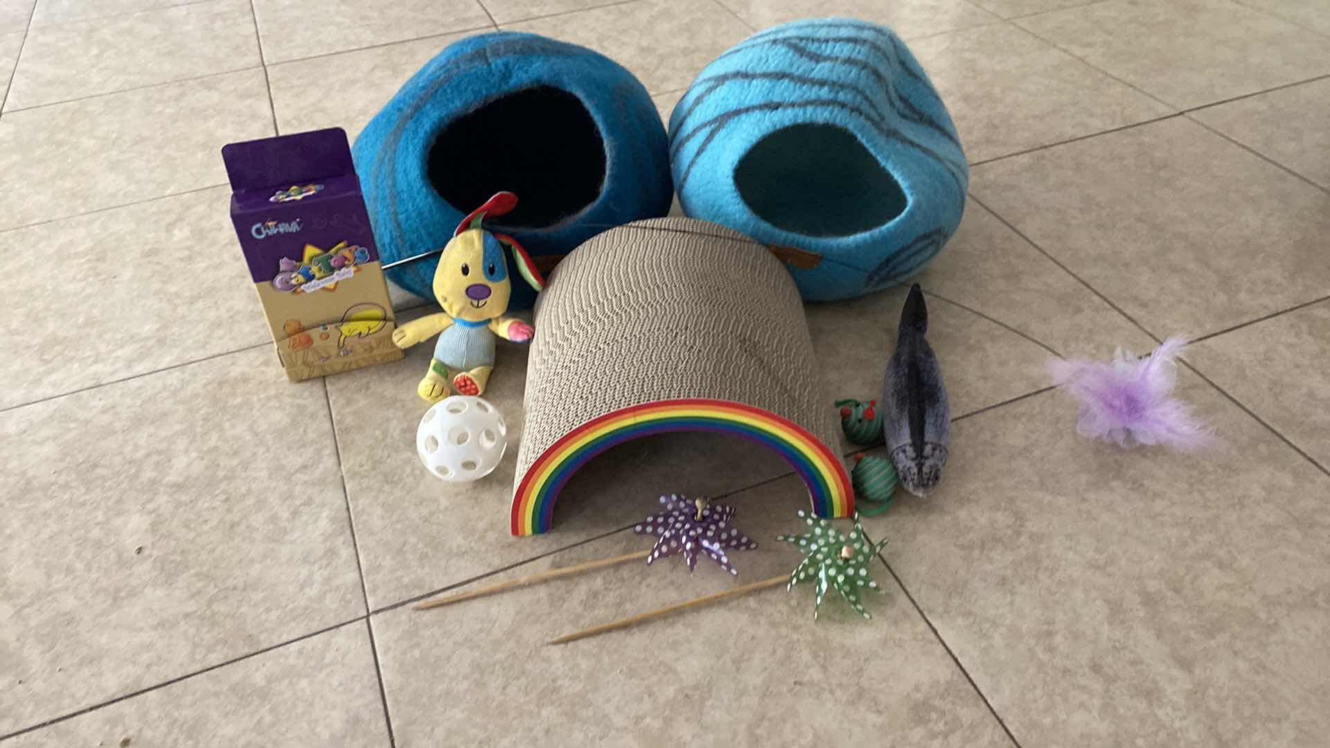 Photo 1 of CAT TOYS AND MEOWFIA HOUSES