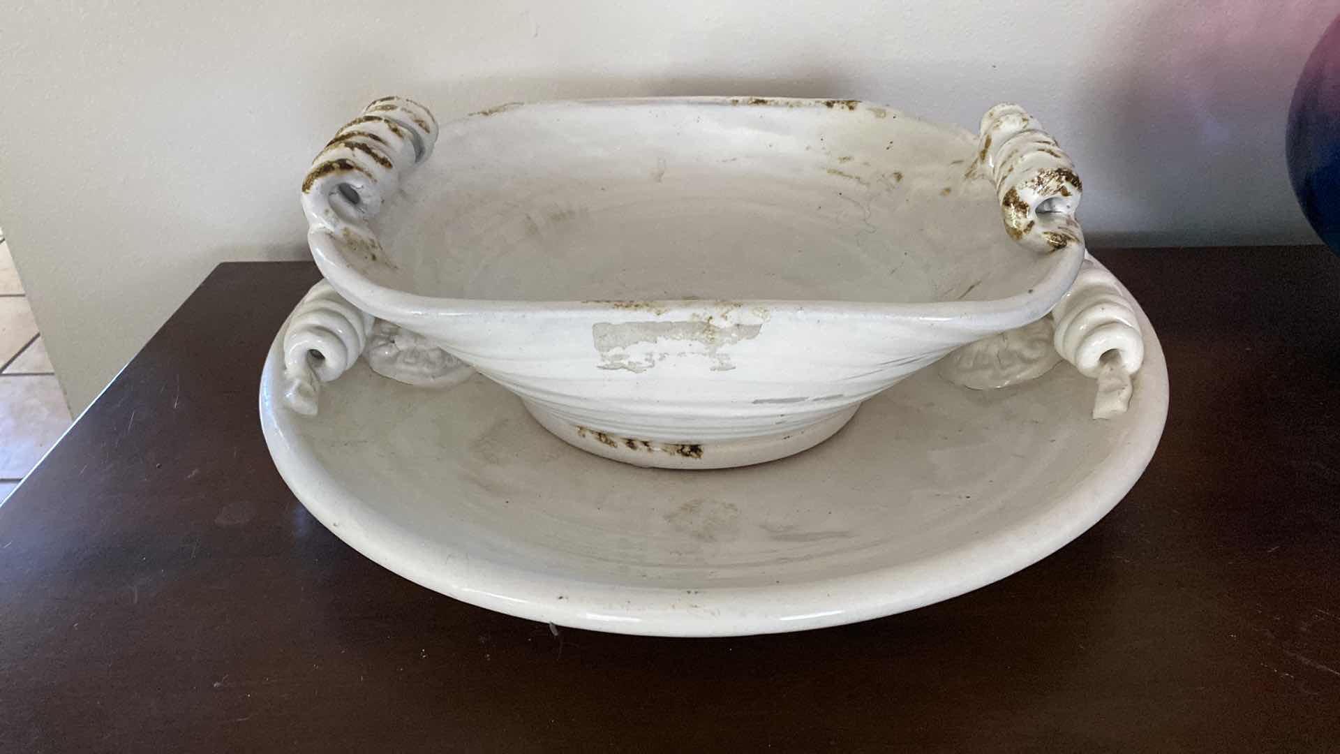 Photo 1 of CERAMICS GLAZED POTTERY LARGEST 18“ x 17“