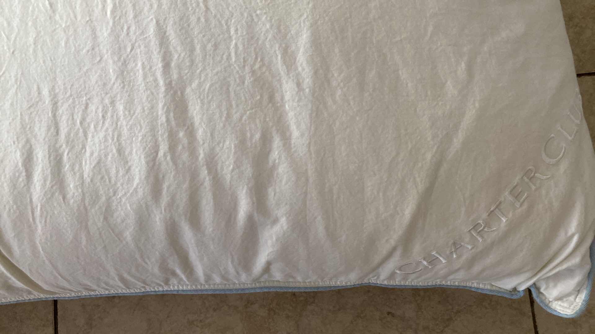 Photo 3 of 2-CHARTER CLUB DOWN PILLOWS STANDARD SIZE