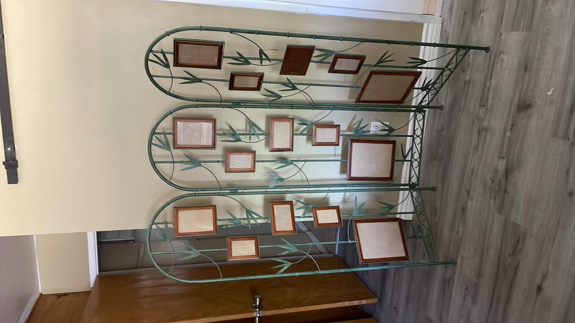 Photo 1 of BAMBOO DESIGN METAL PICTURE FRAME DISPLAY 52”x 62”H