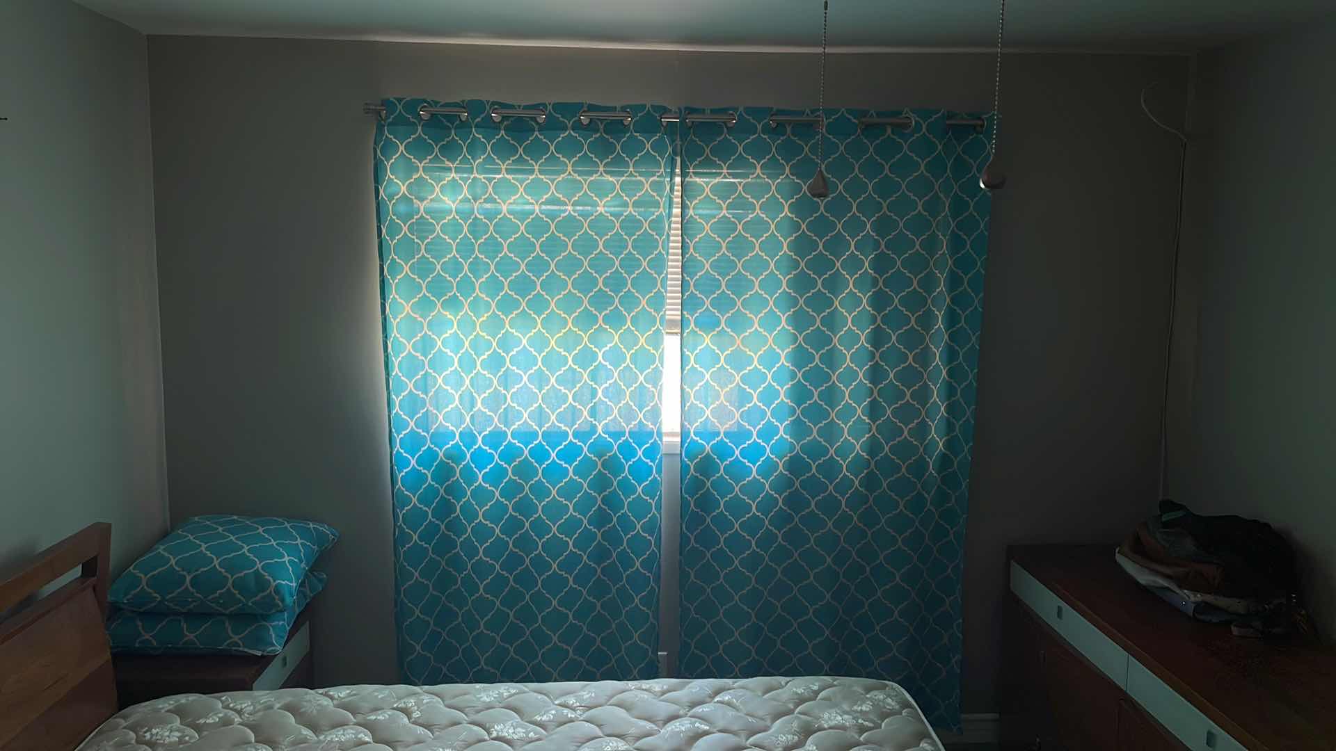 Photo 2 of CURTAINS 50”x 70” AND DECORATIVE PILLOWS 20”x 20”