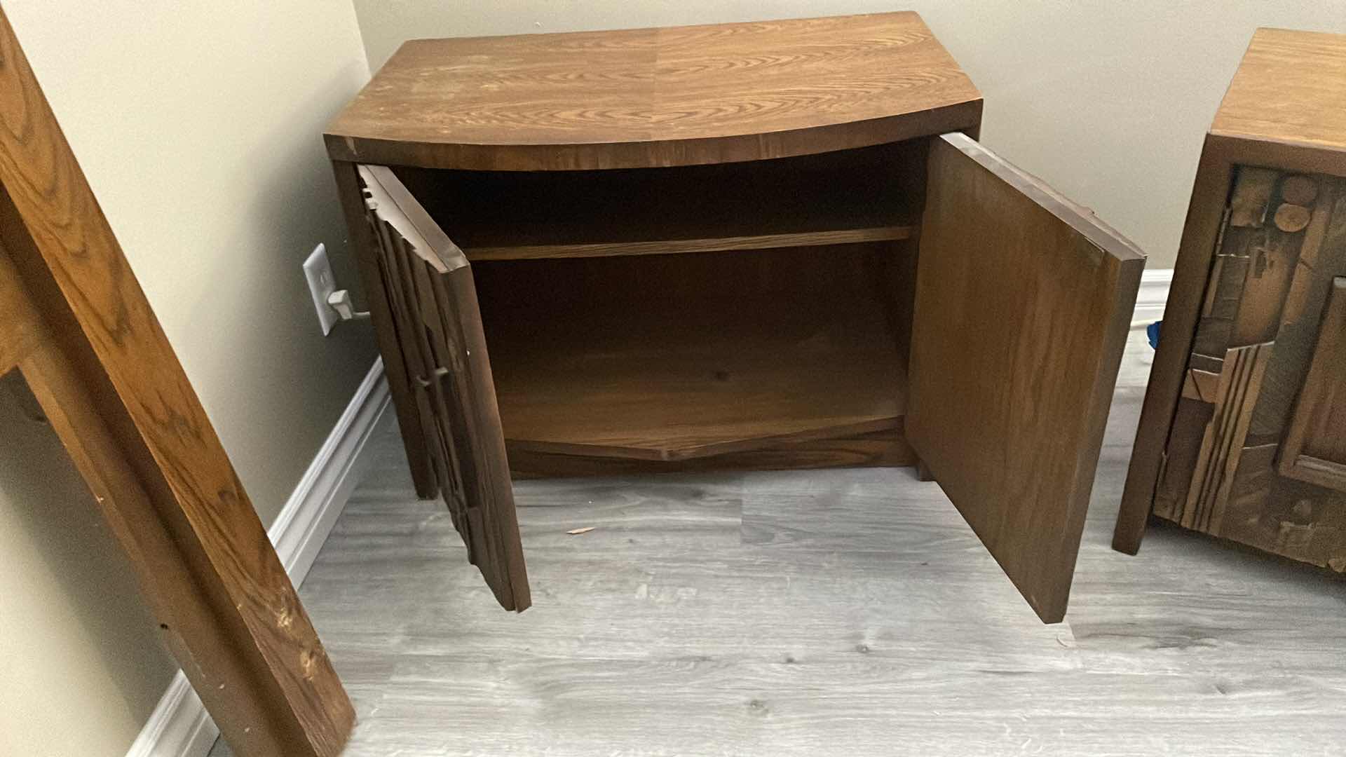 Photo 1 of VINTAGE MID CENTURY MODERN 1970s BRUTALIST PAUL EVANS STYLE SIDE TABLE 30”x19” H 22”