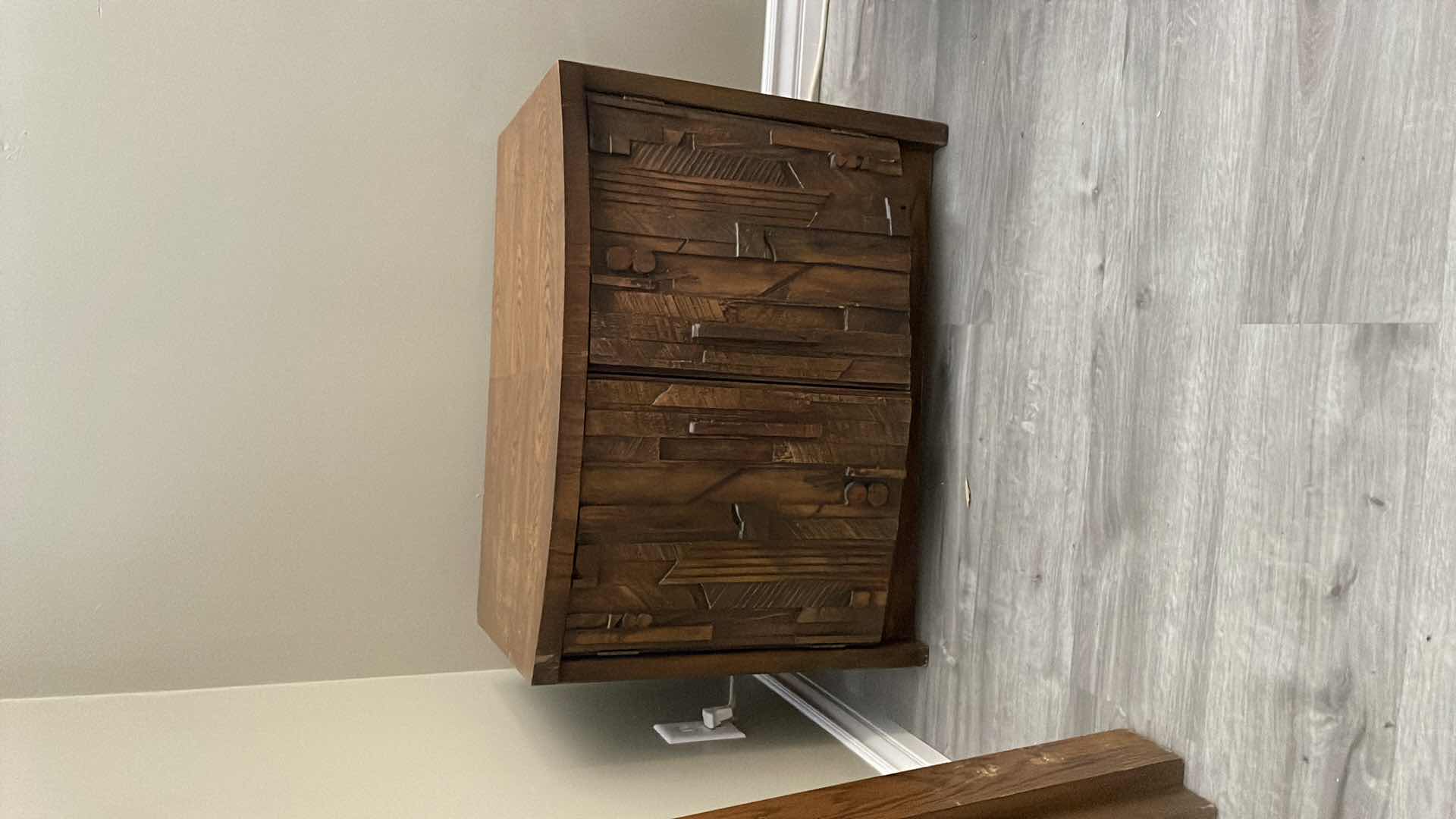 Photo 1 of VINTAGE MID CENTURY MODERN 1970s BRUTALIST PAUL EVANS STYLE SIDE TABLE 30”x19” H 22”