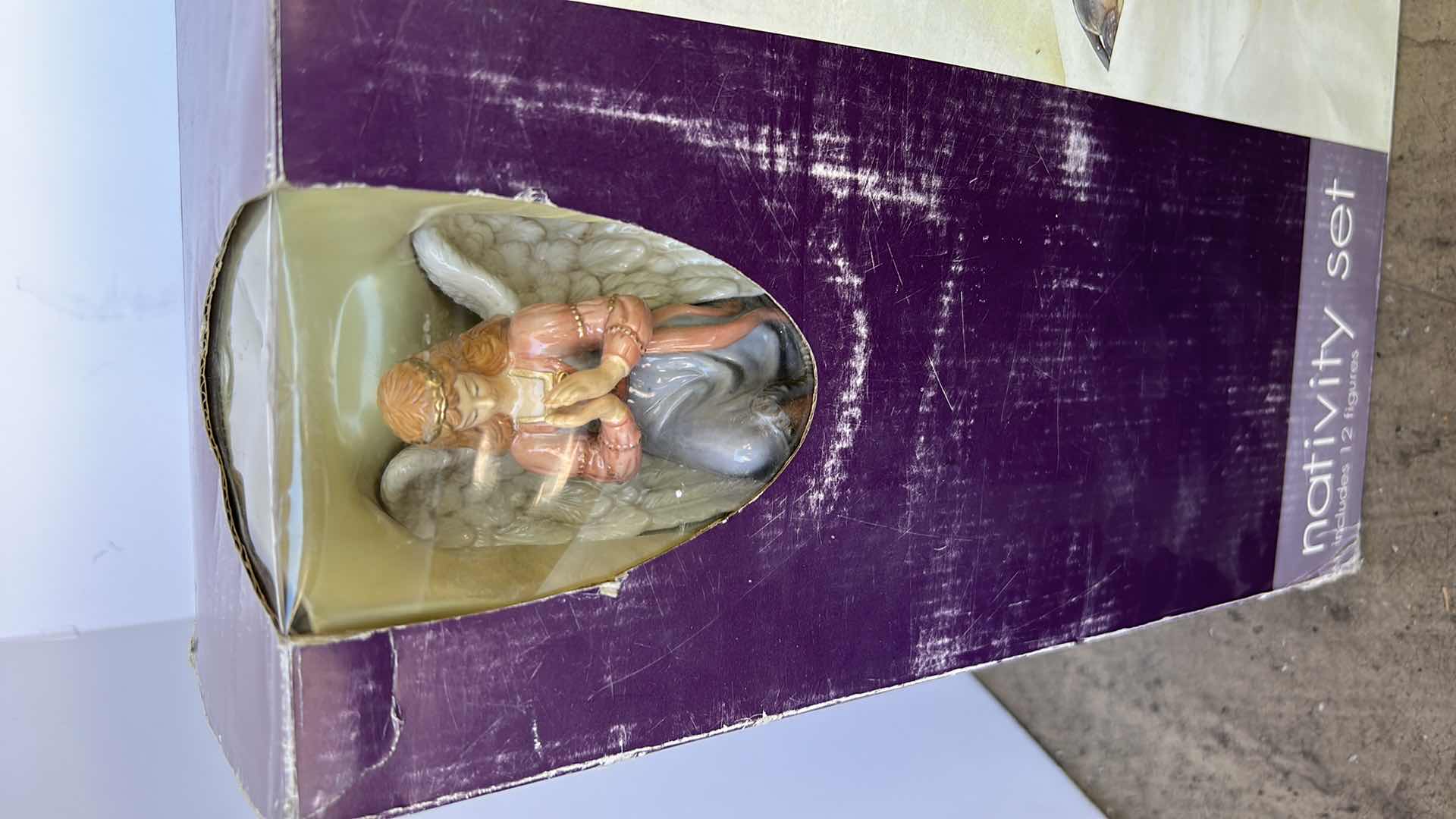 Photo 1 of NATIVITY SET AND WOOD STABLE