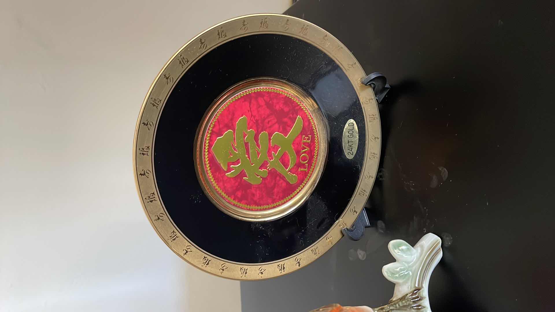 Photo 1 of CERAMIC BIRDS GERMANY 24KT CHOKIN GOLD PLATE