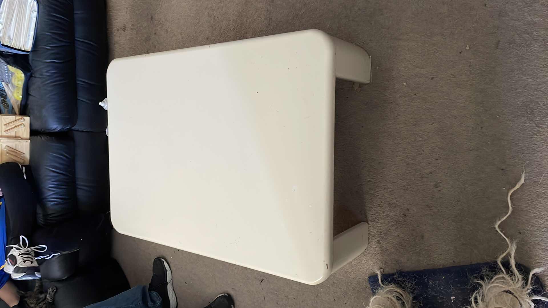 Photo 1 of SHORT COFFEE TABLE WHITE 13”x 48”x 33”