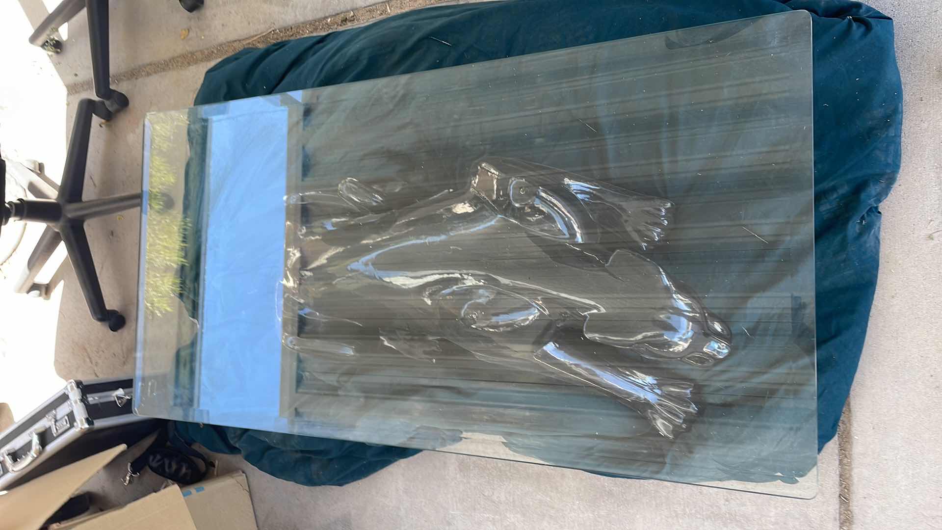 Photo 1 of MID CENTURY MODERN PANTHER COCKTAIL TABLE 52”x26”x11”