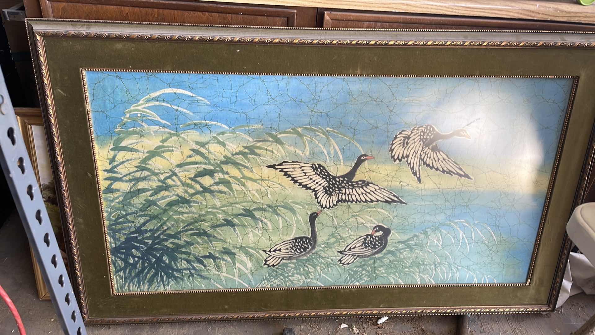 Photo 1 of FRAMED DUCK ART 56”x34”