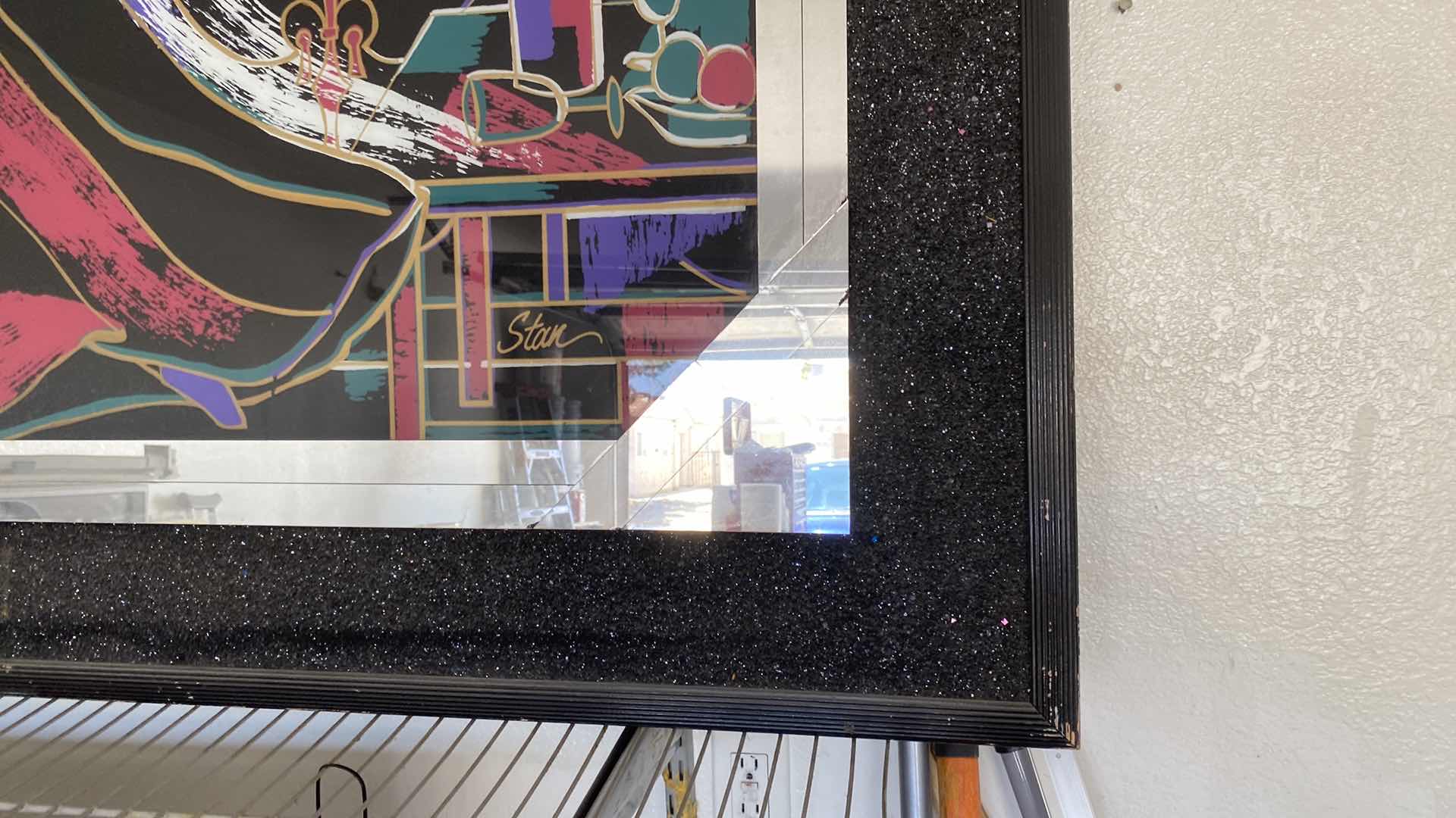 Photo 1 of FRAMED AND MIRRORED SIGNED DANCE ARTWORK 60” x 49”