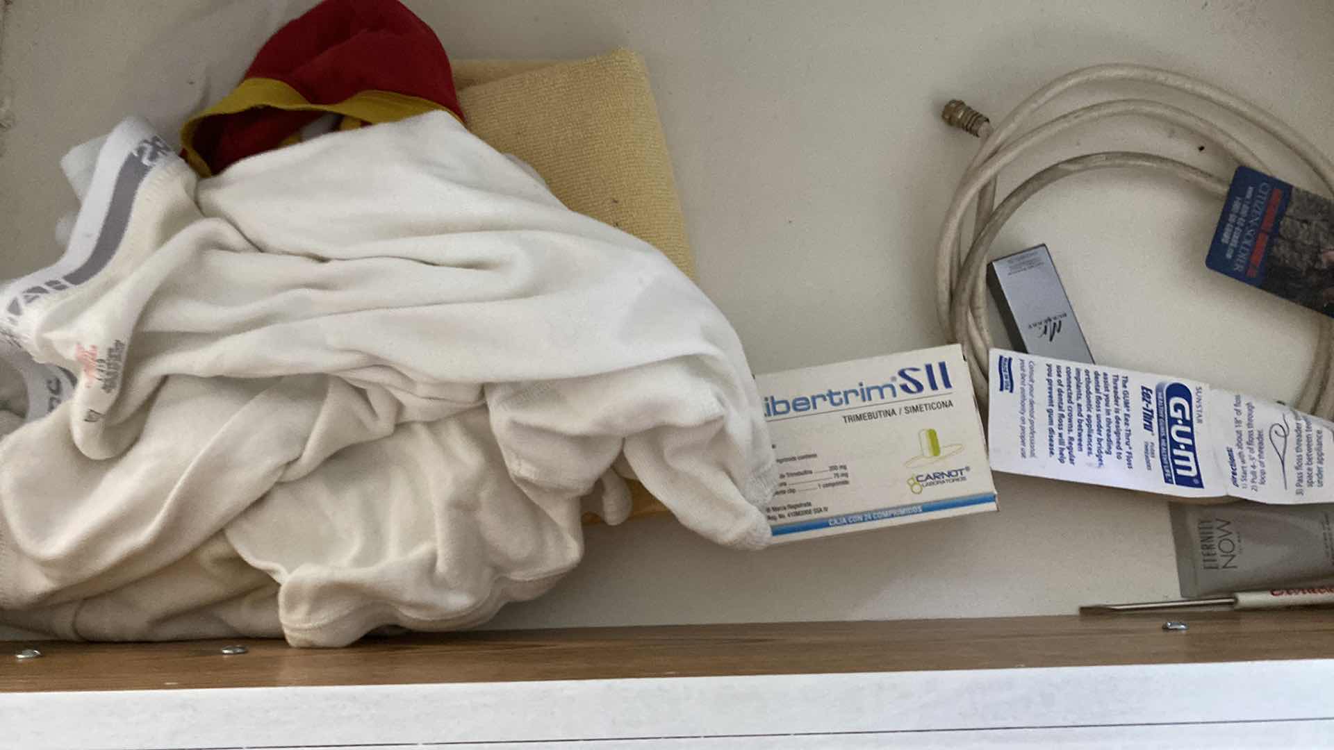 Photo 1 of ASHLEY FURNITURE 5 DRAWER CHEST 29“ x 18“ x H 43 “ AND SILVER TABLE LAMP H 28”