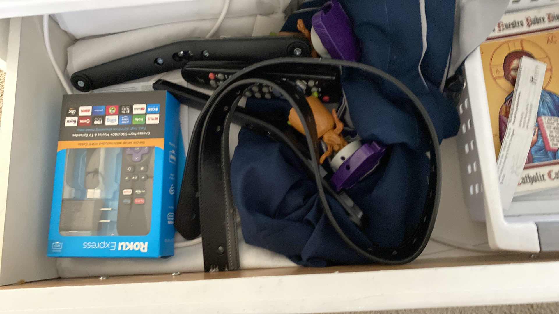 Photo 1 of ASHLEY FURNITURE 5 DRAWER CHEST 29“ x 18“ x H 43 “ AND SILVER TABLE LAMP H 28”