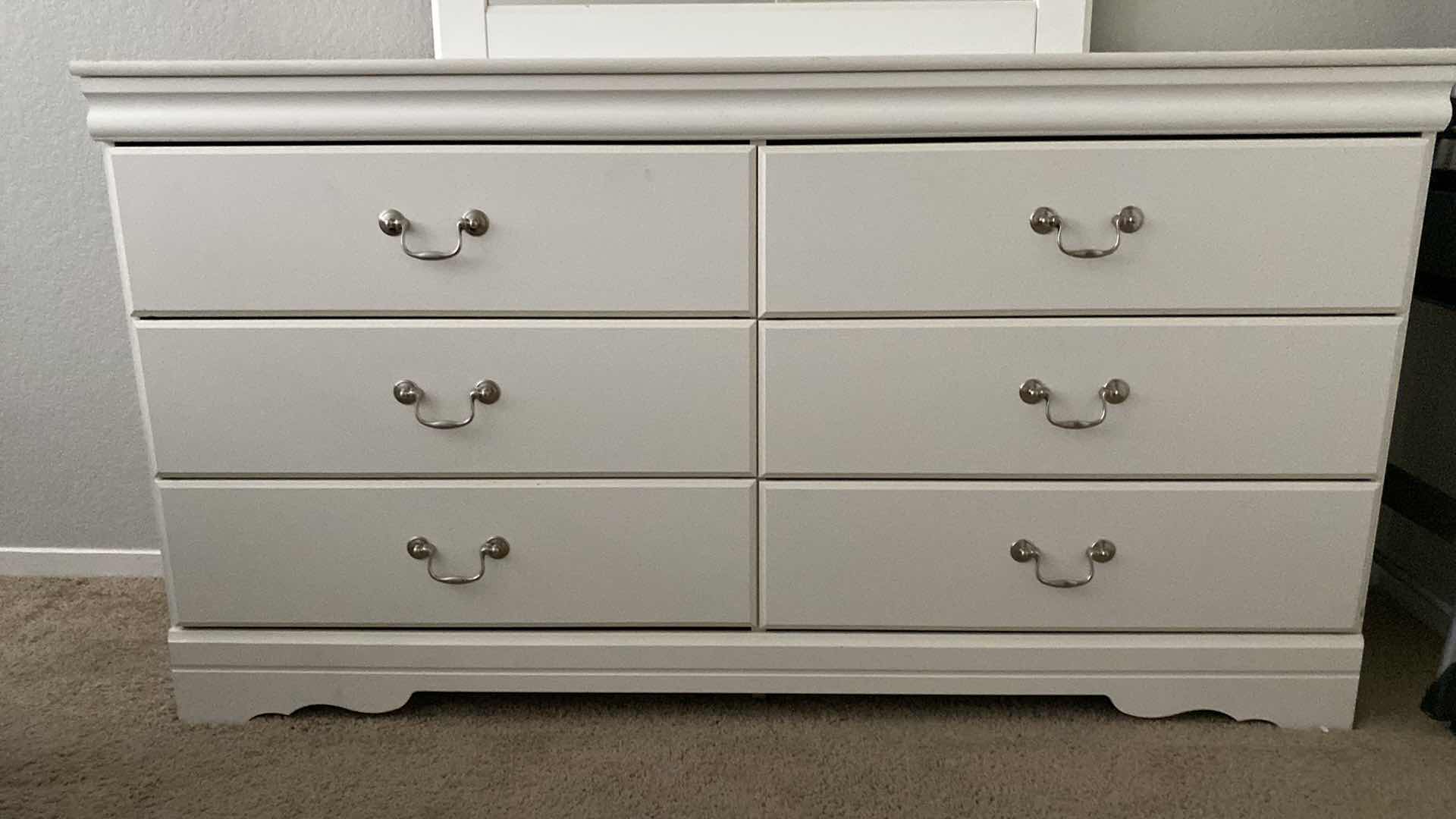 Photo 1 of ASHLEY FURNITURE DRESSER AND MIRROR 
60” x 16“  H 32”