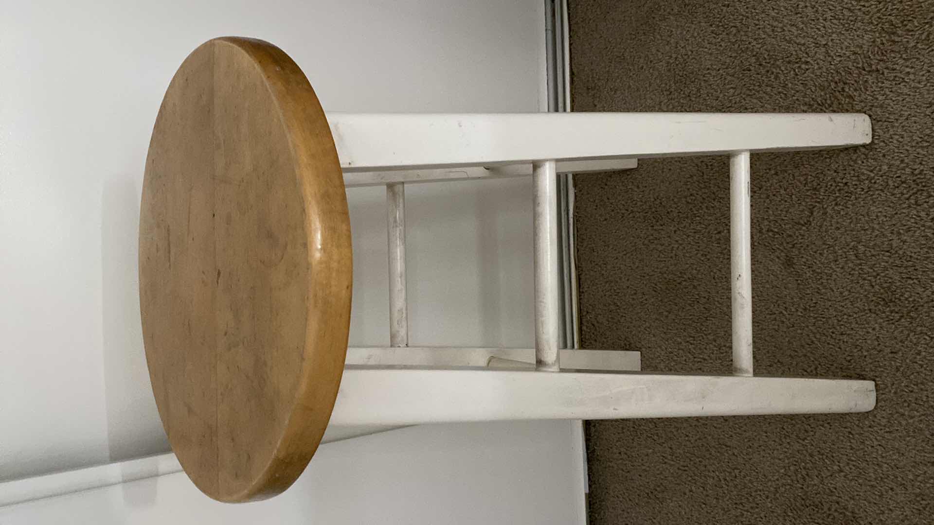 Photo 1 of WOOD BAR STOOL H29”