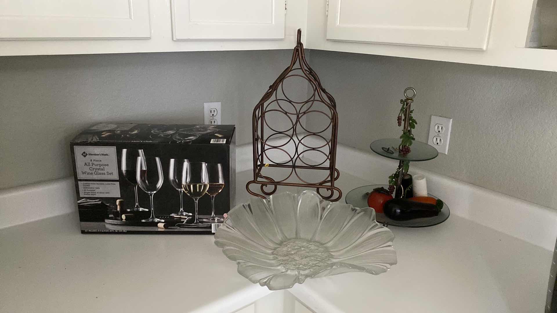 Photo 1 of WINE RACK, GLASSES AND MORE
