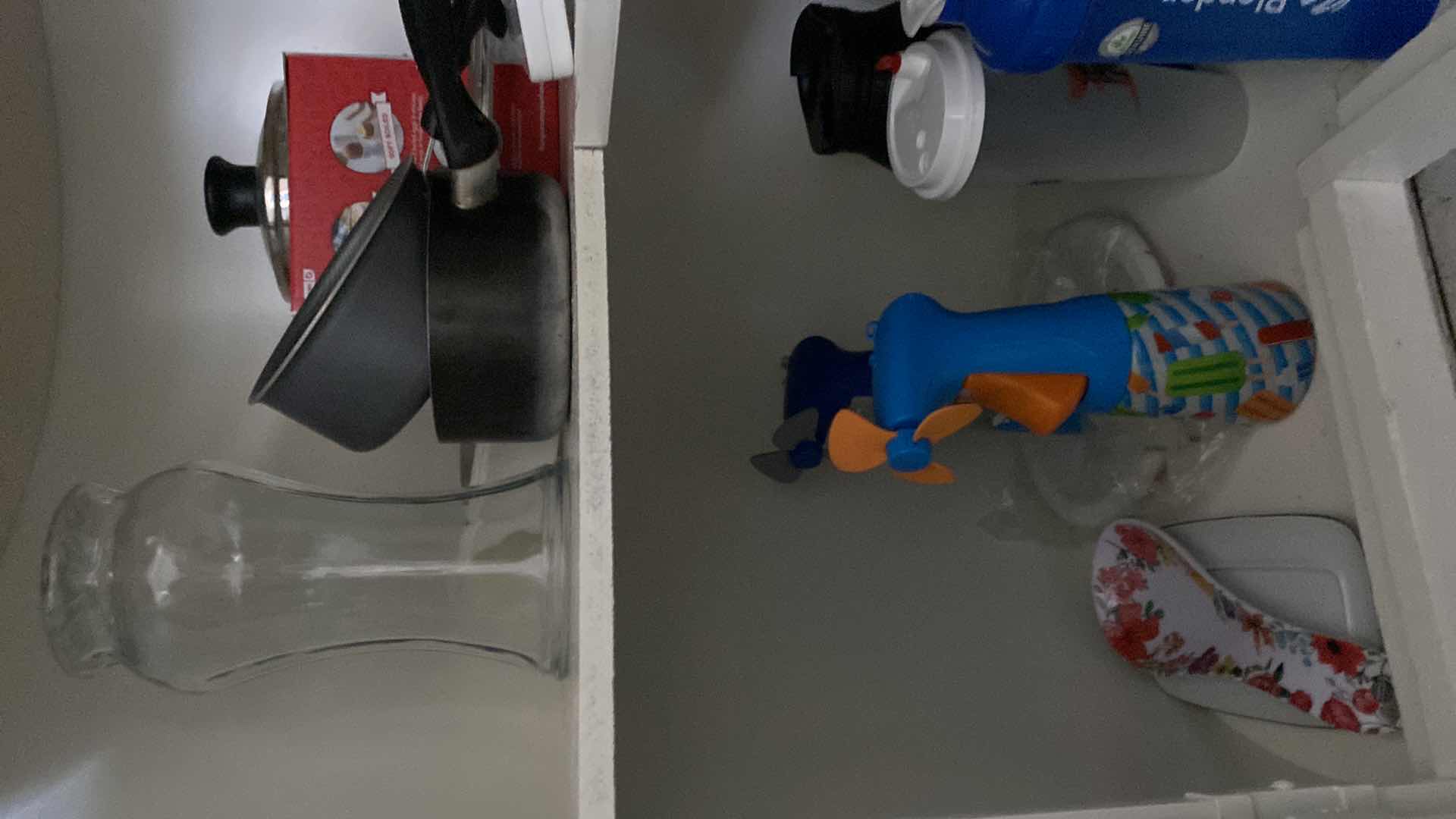 Photo 1 of CONTENTS OF KITCHEN CABINET PANS CUPS AND MORE