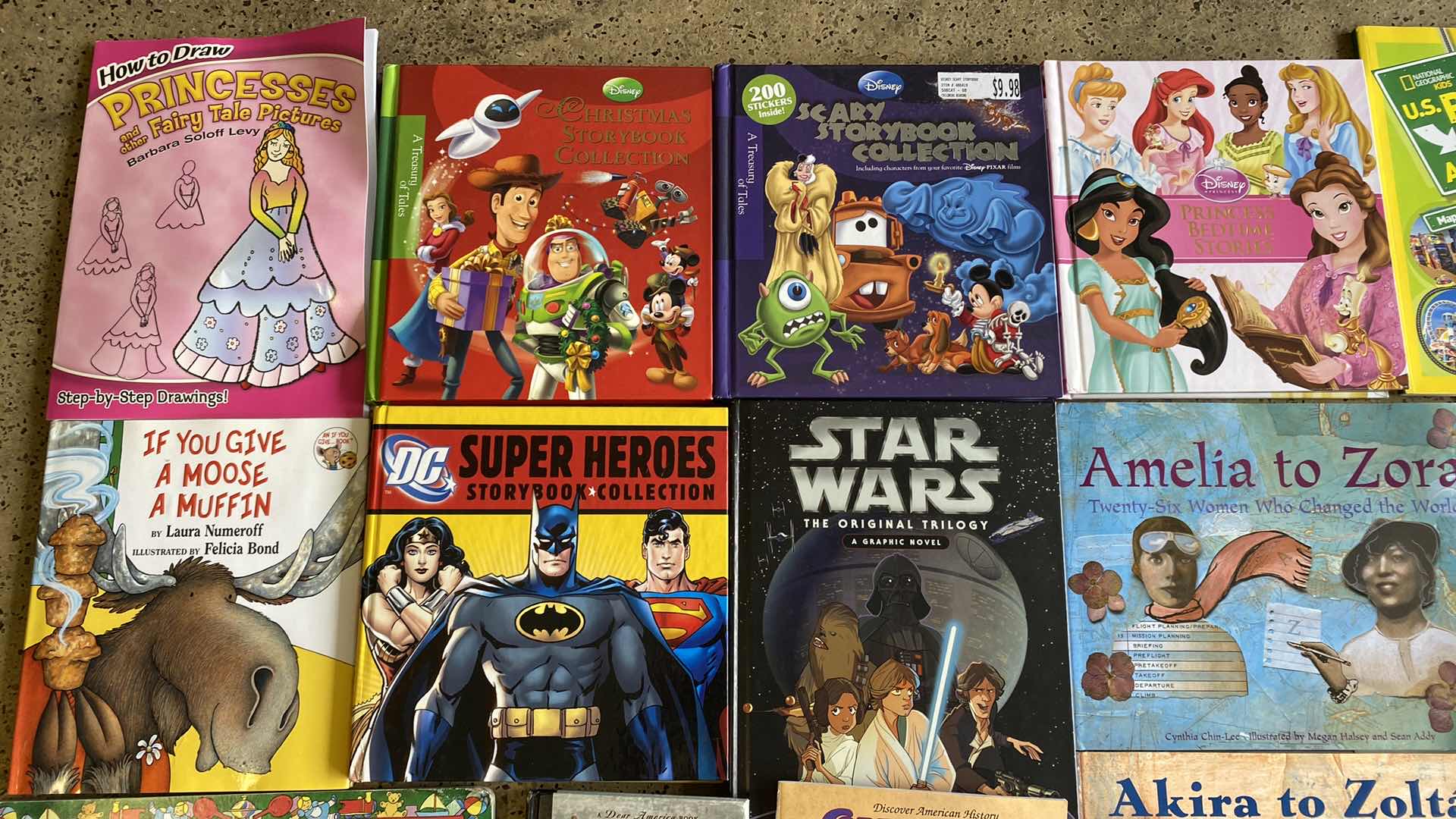 Photo 1 of CHILDREN’S BOOK ASSORTMENT DISNEY AND MORE