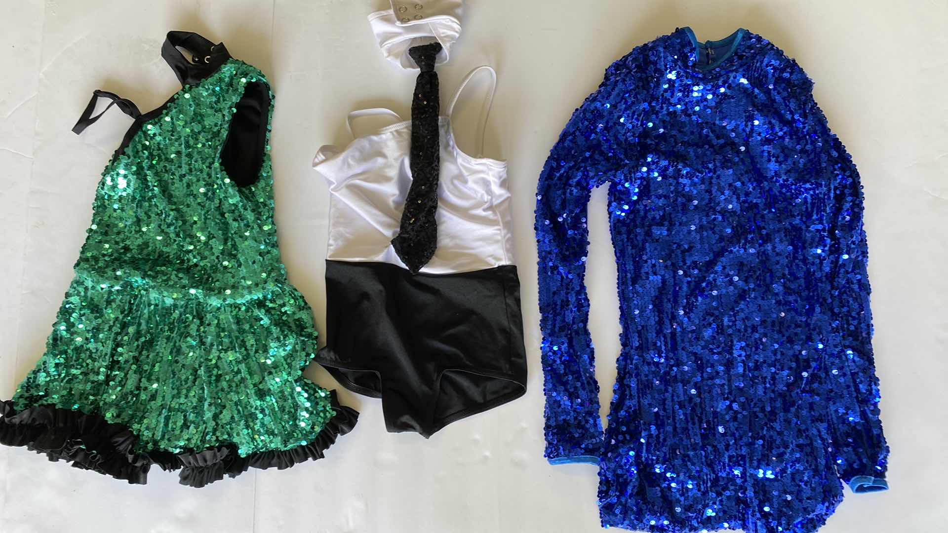 Photo 7 of 3 GIRLS DANCE COSTUMES EST SIZE MED TO LARGE